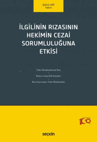 İlgilinin Rızasının Hekimin Cezai Sorumluluğuna Etkisi  Frontansicht 1