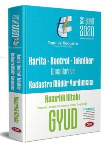 Data Yayınları 2020 Harita Kontrol Tekniker Unvanları ve Kadastro Müdür Yardımcısı Hazırlık Kitabı  Frontansicht 1