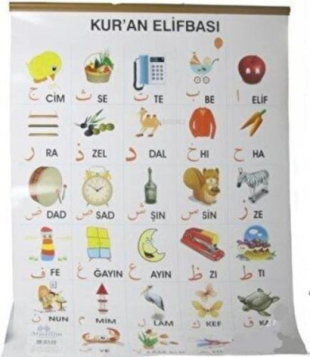 Kur'an Elifbası ve Harekeleri (Elifba Poster)  Frontansicht 1