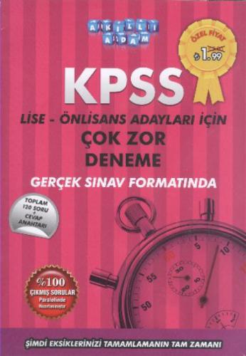 KPSS Lise Önlisans Çok Zor Deneme  Frontansicht 1