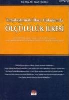 Ölçülülük İlkesi  Frontansicht 1