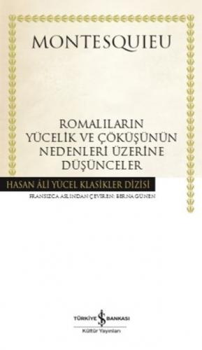 Romalıların Yücelik ve Çöküþünün Nedenleri Üzerine Düþünceler (Ciltli)  Frontansicht 1