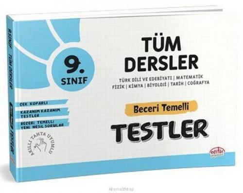 Editör 9.Sınıf Tüm Dersler Beceri Temelli Testler  Frontansicht 1