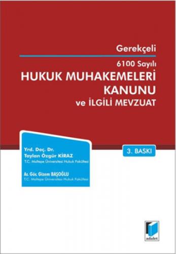 Hukuk Muhakemeleri Kanunu ve İlgili Mevzuat (Gerekçeli 6100 Sayılı)  Frontansicht 1