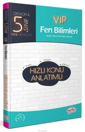Editör 5.Sınıf Vıp Fen Bilimleri Hızlı Konu Anlatımlı  Frontansicht 1