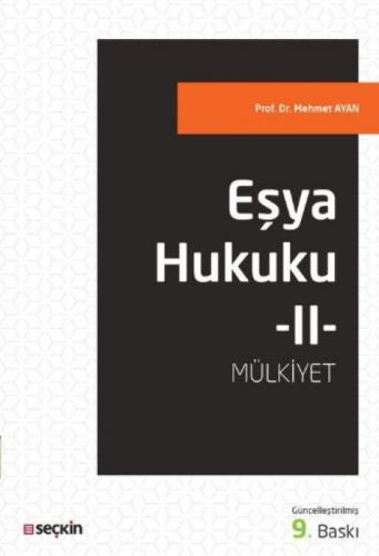 Eşya Hukuku II  Frontansicht 1