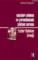 Nassları Anlama ve Yorumlamada Yöntem Sorunu  Frontansicht 1
