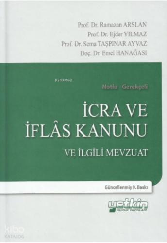 İcra ve İflas Kanunu ve İlgili Mevzuat  Frontansicht 1