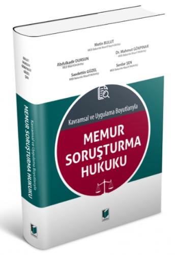Kavramsal ve Uygulama Boyutlarıyla Memur Soruşturma Hukuku  Frontansicht 1