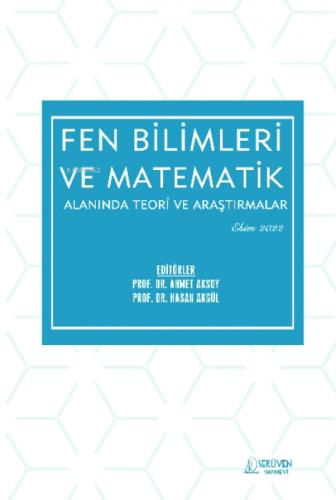 Fen Bilimleri ve Matematikte Teori ve Araştırmalar / Ekim 2022  Frontansicht 1