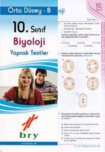 10. Sınıf Biyoloji Yaprak Testler Orta Düzey (B)  Frontansicht 1