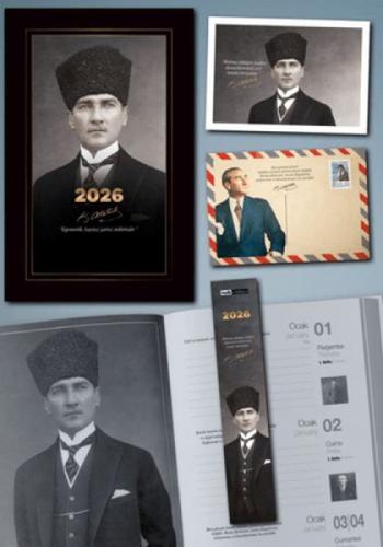 2026 Atatürk Ajandası - Kalpaklı  Frontansicht 1