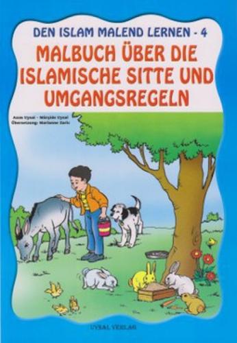 Malbuch über die Islamische Sitte und Umgangsregeln - Den Islam malend lernen 4  Frontansicht 1