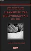 Lisansüstü Tez Bibliyografyası  Frontansicht 1