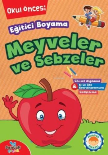 Eğitici Boyama - Meyveler ve Sebzeler Okul Öncesi  Frontansicht 1