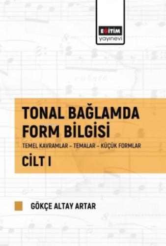 Tonal Bağlamda Form Bilgisi Cilt 1  Frontansicht 1
