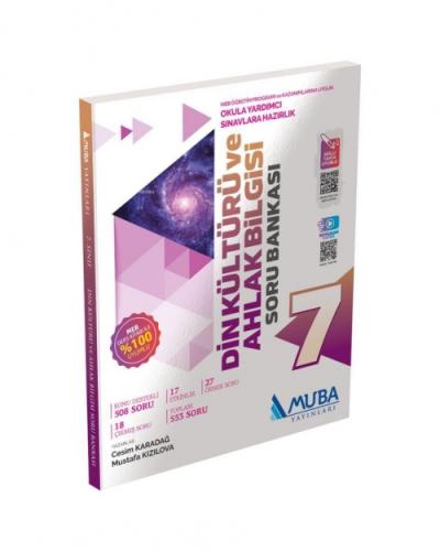 Muba Yayınları 7. Sınıf Din Kültürü ve Ahlak Bilgisi Soru Bankası Muba  Frontansicht 1