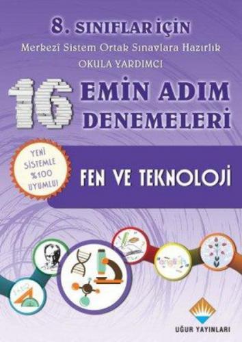 8. Sınıflar İçin 16 Emin Adım Denemeleri Fen ve Teknoloji  Frontansicht 1