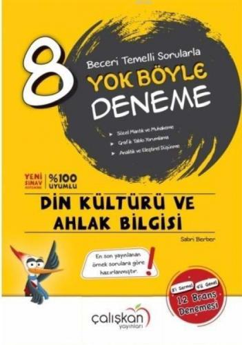 Çalışkan Yayınları 8. Sınıf Din Kültürü ve Ahlak Bilgisi Yok Böyle Deneme Çalışkan  Frontansicht 1