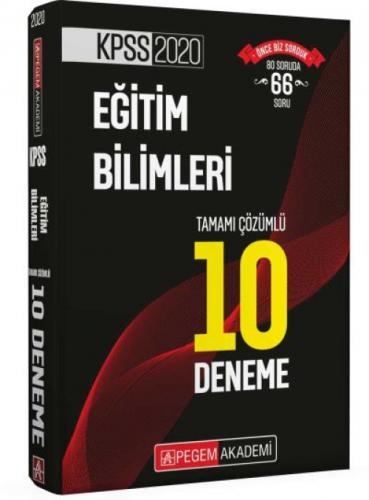 2020 KPSS Eğitim Bilimleri Tamamı Çözümlü 10 Deneme  Frontansicht 1