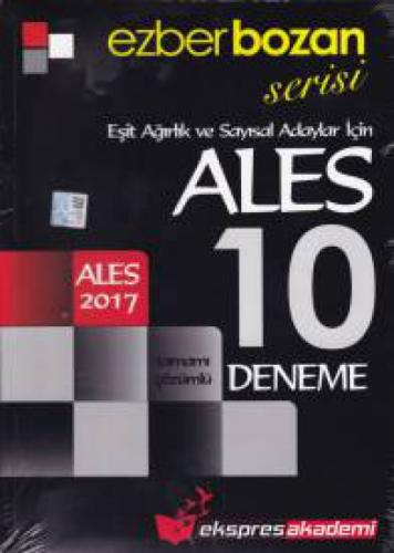 Ezberbozan Serisi ALES Eşit Ağırlık ve Sayısal Adaylar İçin Tamamı  Frontansicht 1