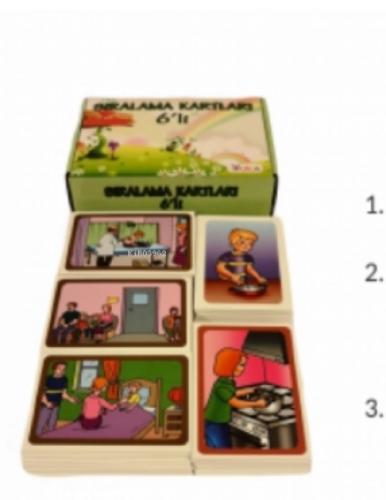 Sıralama Kartları 6'lı  Frontansicht 1