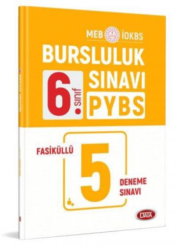 Data Yayınları 6. Sınıf Bursluluk Sınavı PYBS Fasiküllü 5 Deneme Sınavı Data  Frontansicht 1