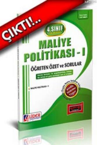 4. Sınıf Güz Dönemi Maliye Politikası -1 2015 Öğreten Özet ve Sorular  Frontansicht 1