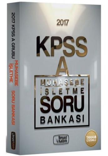 KPSS A Grubu Muhasebe İşletme Soru Bankası  Frontansicht 1