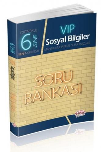 Editör Yayınları 6. Sınıf VIP Sosyal Bilgiler Soru Bankası Editör  Frontansicht 1