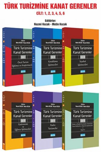 Türk Turizmine Kanat Gerenler Cilt 1 - 2 - 3 - 4 - 5 - 6  Frontansicht 1