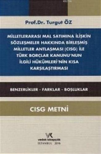 CISG ile TBK'nın ilgili Hükümleri'nin Karşılaştırması  Frontansicht 1