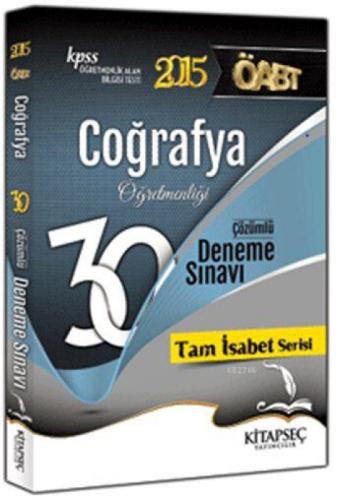 ÖABT Coğrafya Öğretmenliği Çözümlü 30 Deneme 2015  Frontansicht 1