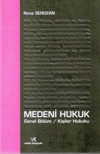 Medeni Hukuk (Ciltli)  Frontansicht 1