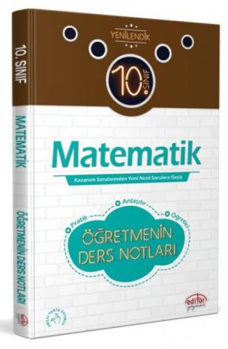 10. Sınıf Matematik Öğretmenin Ders Notları  Frontansicht 1