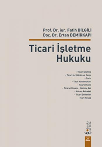 Ticari İşletme Hukuku  Frontansicht 1