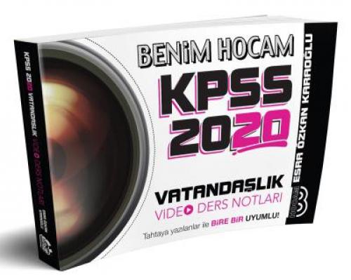 Benim Hocam Kpss Vatandaşlik Video Der.Not. 2020  Frontansicht 1