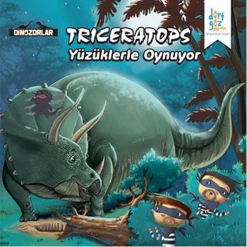 Triceratops "Yüzüklerle Oynuyor"  Frontansicht 1