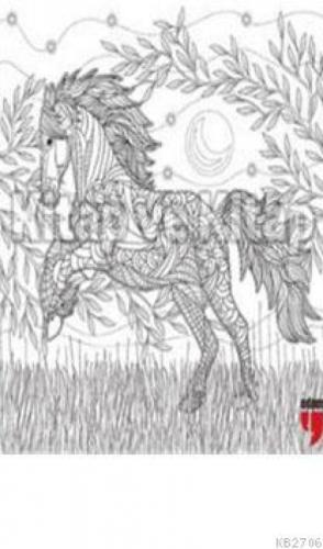 Nuh'un Gemisi Tablo Boyama Serisi 6 - At  Frontansicht 1