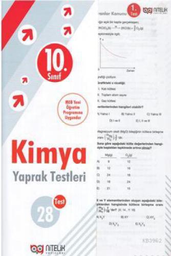 Nitelik - 10. Sınıf Kimya Yaprak Testleri  Frontansicht 1