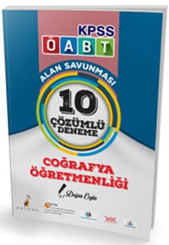 2017 ÖABT Coğrafya Öğretmenliği Alan Savunması 10 Çözümlü Deneme  Frontansicht 1