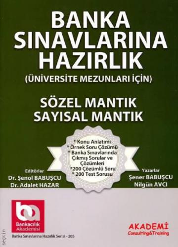 Banka Sınavlarına Hazırlık - Sözel Mantık - Sayısal Mantık  Frontansicht 1