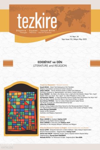 Tezkire 91. Sayı  Frontansicht 1