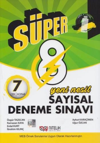 Nitelik 8.Sınıf Deneme Yeni Nesil Süper Sayısal 7  Deneme  Frontansicht 1