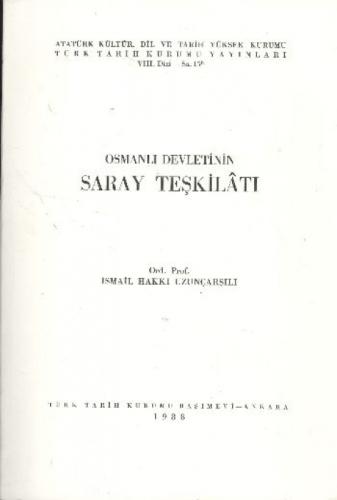 Osmanlı Devleti'nin Saray Teşkilatı  Frontansicht 1