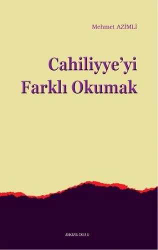 Cahiliyye'yi Farklı Okumak  Frontansicht 1