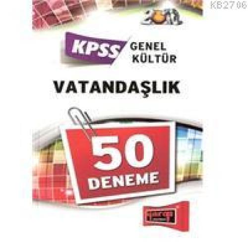 KPSS Genel Kültür Vatandaşlık Bilgisi 50 Deneme  Frontansicht 1