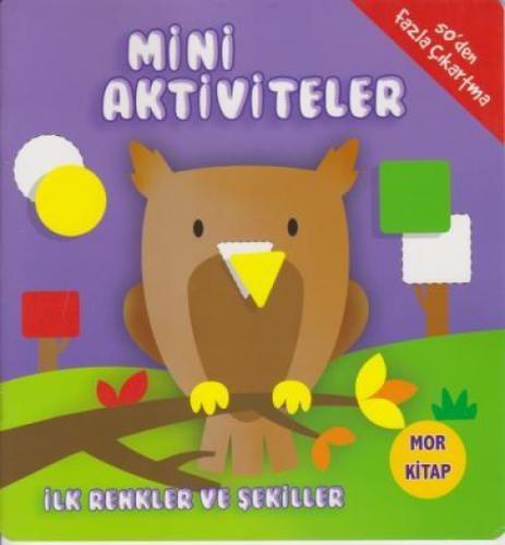 Mini Aktiviteler İlk Renkler ve Şekiller Mor Kitap  Frontansicht 1