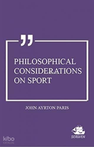 Philosophical Considerations on Sport  Frontansicht 1