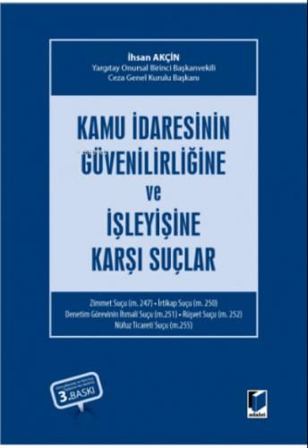 Kamu İdaresinin Güvenilirliğine ve İşleyişine Karşı Suçlar  Frontansicht 1